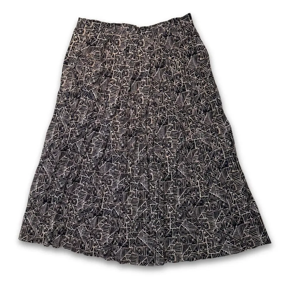 Vintage Y2K Flowy Boho Plus Size Maxi Skirt | Women's 16 | SK & Company - Picture 2 of 5